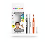 Face Paint Brush Pens Halloween Pack Non-Toxic Skin Safe 3 Pack