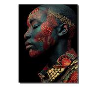 Face Paint by Numbers for Children, 24x32 inch Large Paint by Numbers for Adults Abstract, DIY Oil Paintings Crafts Hobbies for Women Gifts with Brushes and Acrylic Pigment Home Wall Decor ZBSWK20