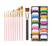 Face Paint Crayons - 12-color Washable Rainbow Palette , Face Paint Makeup | Rainbow Body & Facee Painting Set , Stage Makeup Cream For Boy, Girl, Women
