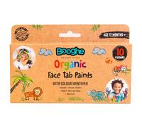 Face Paint for Kids - Organic, Non-Toxic, Eco-Friendly Face Painting Set, Safe for Ages 12+ Months, 10 Multicolour Paints for Creative Play, Parties & Events