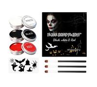 Face Paint Makeup,Waterproof Long-Lasting Halloween,Kids Cosplay Party Face Painting Kit | for Vampire Zombie Cosplay Party Carnival Masquerade Event Facial Body Skin