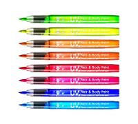 Face Paint Markers - Long-Lasting Gentle UV Reactive Pen | Body Safe Markers,for Family Friends Students Adults Men Women Halloween Party Cosplay Festival