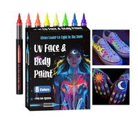 Face Paint Markers | Vibrant Colors Safe Washable Temporary | Kids Adults Face Painting Pen | for Concerts Theme Parties Festivals Cosplay Halloween Theaters