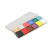 Face Paint Palette 12 Color Oily Set for Professional & DIY Use, Highly Pigmented Washable Face & Body Paint Kit for Cosplay and More