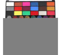Face Paint Palette - 42-Color Facial Makeup - Fluorescent Face Paint for Halloween Cosplay Festival Christmas Party Theater Kids Adults Women Girls