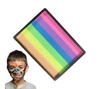 Face Paint Palette For Children - Split Cake Face Paint Professional Kit, Watercolor Makeup 6 Colors Painting Supplies, For Carnival Wedding Halloween Christmas Concert Cosplay Festival Birthday Adult