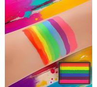 Face Paint Palette | Professional Face Paint Kit - Watercolor Makeup 6 Colors Painting Supplies for Carnival Wedding Halloween Christmas Concert Cosplay Festival Birthday Adults