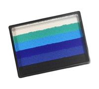 Face Paint Palette, Professional Makeup Kit, 3.9cm/1.54inches Watercolor Formula, 6 Color Painting Tray, Skin Friendly Easy Removal, for Cosplay Carnival Festival Birthday Events