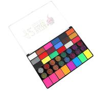 Face Paint Pallete,42-Color Fluorescent Halloween Makeup Palette | Fluorescent Face Paint for Halloween Cosplay Festival Christmas Party Theater Kids Adults Women Girls