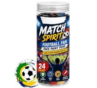 Face Paint Pens, 12 Pieces Portable Markers, 7x2.36x2.36 Inch Makeup Sticks, Strong Frame Sports Tool with Secure Grip, Home Accessories Festival Party Gear, Reliable Prop for Football Matches Events