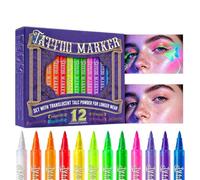 Face Paint Pens 12-pieces UV-Activated Makeup Coloring Craft