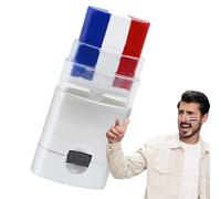 Face Paint Pens, Vibrant 3 Colors Make-up Pen, Washable Pride Face Marker, Rainbow Paint, Patriotic Stick for All Sporting and National Events