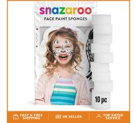 Face Paint Sponge Collection - 10 High Density Round Sponges for All Occasions