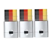 Face Paint Stick 3Pcs Patriotic German Flag Face Paint for Cheering Black Red and Yellow Makeup Stick for Soccer Game, Sports Events