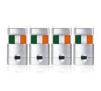 Face Paint Stick,4Pcs St Patricks Day Fan Brush Face Paint,Irish Flag Face Paint Crayons,Safe Non-Toxic Children's Body Paint,Waterproof Makeup Paints for Football World Cup Fan Event Party Decoration