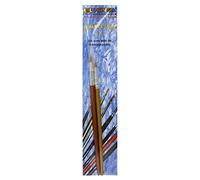 Face Painting Brush Professional Set 8 (2 Face Painting Brushes), Oval Brush size 4 - Oval Brush size 6
