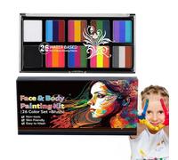 Face Painting Kit 26 Colors Washable Safe Pigment Makeup