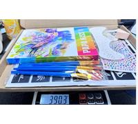 Face Painting Kit, 42 Colour Makeup Face Paint Kit with 52 Stencils, Glitter Freckles Face Tattoo, Diamond Stickers, 10 Brushes, Sponge Puff, Washable Fluorescent Body Paint Set for Cosplay & Party