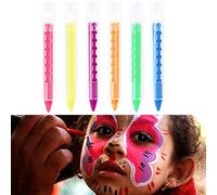 Face Painting Kit - 6 colors Face Paints for Children - Body Face Paint Crayons Kit Bright Colors - Face Paint Pens Kit for Children's Day, Halloween Makeup, Party or Cosplay