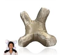 Face Pillow For Wrinkles, Side Sleeper Pillow With Memory Foam Neck Support Suitable For Use When Lying On The Side, Supine, Prone And Resting(Gold)