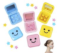 Face Pimple Patches with 3 Mirror Compacts, Pimple Patch, Cute Star Pimple Patches for Sensitive Skin, Fun Cosmetic Accessory