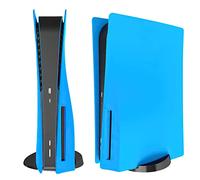 Face Plate Cover Shell for PS5 Disc Edition Console Faceplates, Accessories Compatible with PlayStation 5 Protective Replacement Panels (Starlight Blue)