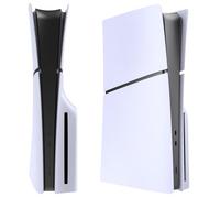 Face Plates Cover for PS5 Slim Disc Edition, FacePlates Side Shell Accessories Compatible with PlayStation 5 Slim Protective Panels (White)