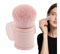 Face Powder Brush, Retractable Foundation Brush, Portable Blush Makeup Tool, Small Foundation Cosmetic Applicator for Travel Home