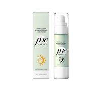 Face Primer, 3 In 1 Primer for Face Before Makeup, Long Lasting & Hydrating, Lightweight and Brightening Tone, Sunscreen Makeup Lotion For All Skin Types (Green)