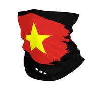 Face Protection Funny Text Vietnam Flag Neck Scarf Breathable Bandana For Fishing, Hunting, Traveling