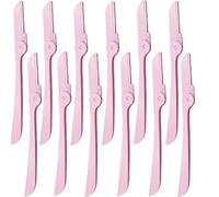 Face Razor Eyebrow Razors Face Razor Female Face Razor Dermaplaning Tool Dermaplaning Dermaplaning Blades For Face Face Razor For Women pink 12pcs