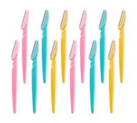 Face Razors for Women x12 GLAMZA Dermaplaning Blades for Face, Eyebrows, Legs, Arms etc - Removes Unwanted Peach Fuzz & Facial Hair