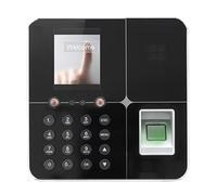 Face Recognition Fingerprint Time Attendance Machine Punching Machine Black Support Multiple Languages