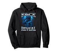 Face Reveal Alpha Wolf Meme Brain Rot Funny Oddly Specific Pullover Hoodie