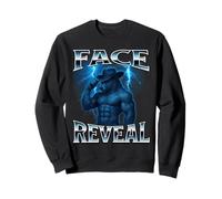 Face Reveal Alpha Wolf Meme Brain Rot Funny Oddly Specific Sweatshirt