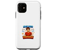 Face Says Enough Funny Exhausted Mood Design Case for iPhone 11