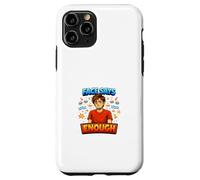 Face Says Enough Funny Exhausted Mood Design Case for iPhone 11 Pro