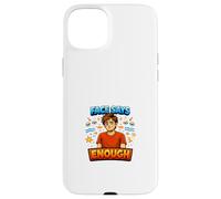 Face Says Enough Funny Exhausted Mood Design Case for iPhone 15 Plus