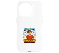 Face Says Enough Funny Exhausted Mood Design Case for iPhone 15 Pro