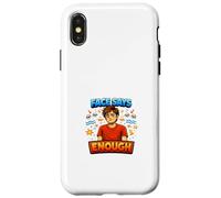 Face Says Enough Funny Exhausted Mood Design Case for iPhone X/XS