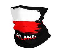 Face Scarf Poland Polish Flag Non-Slip Pasamontañas Premium Polainas De Cuello For Tennis Running Sports