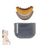 Face Scrubber Lymphatic Contour Face Brush Dry Brushing Body Brush Lymphatic Drainage Brushes Manual Facial Cleansing Scrubber Remove Dead Skin&Cellulite Skin Care Exfoliating Facebrush for Men Women