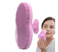 Face Scrubber - Silicone Shower Scrub Brush | Handheld Bath Face Scrubber | Gentle Face Exfoliator for Sensitive Skin | Scrubs for Women Men Home, Soft Face and Egg Cleansing Brush