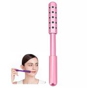 Face Sculptor Beauty Roller Tool Facial Massage 360 Degree Rotation Lift and Firm Skin Rejuvenate Face & Neck Promote Facial Skin Improvement for Women Sister Mother Wife Small and Portable (Pink)