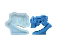Face Sculpture Molds for Making Gypsum Ornaments Home Decorations, Statue Molds Abstract Face