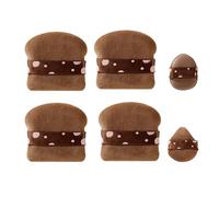 Face Setting Powder Sponge - Loose Powder Blending Puff | Powder Puff Set | 6 Pieces Washable Soft Cosmetic Make up Blender Sponge for Dry and Wet Use | Makeup Sponge | Super Soft Wonder Blender