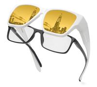 Face Shadow Fit Over Glasses for Night Driving Night Vision Glasses