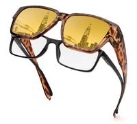 Face Shadow Fit Over Glasses for Night Driving Night Vision Glasses