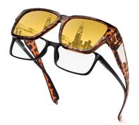 Face Shadow Fit Over Glasses for Night Driving Night Vision Glasses