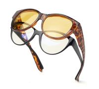 Face Shadow Polarized Night Driving Glasses Fit Over Anti Glare HD Night Vision Glasses for Women Men
